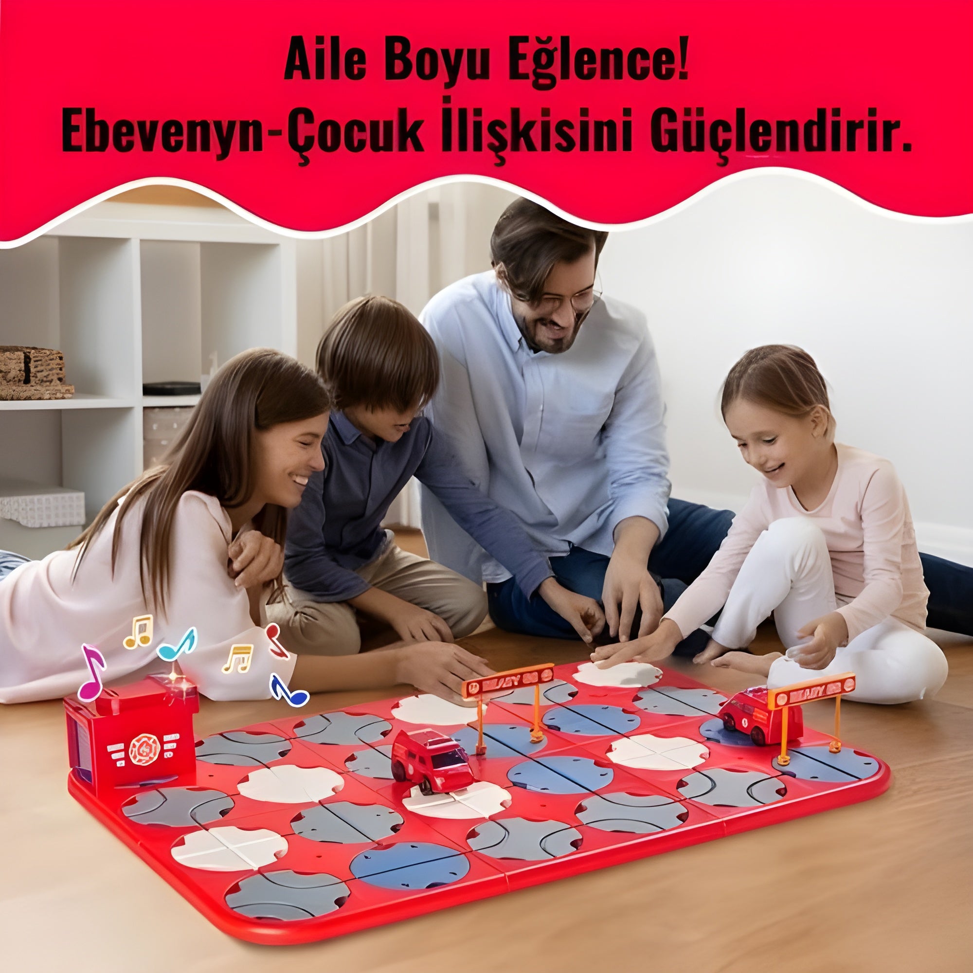 İtfaiye Temalı Kodlama ve Yol Yapım Oyunu – STEM Puzzle